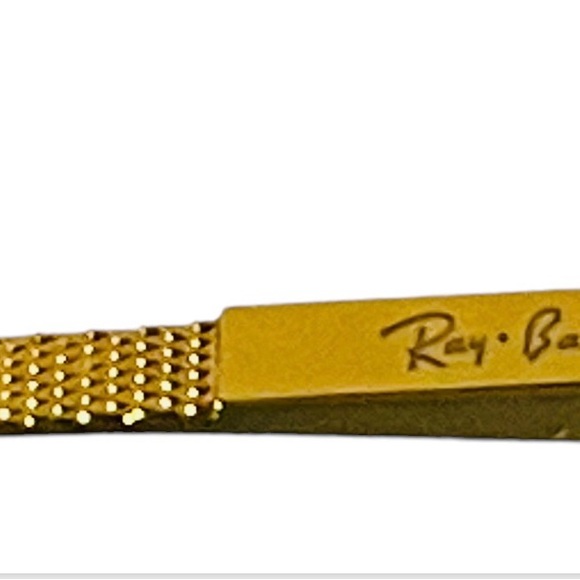 RAY-BAN AVIATORRB 4413 54-14 I45 SQUARE METAL BROWN SHADE/GOLD UNISEX SUNGLASSES - Picture 11 of 15